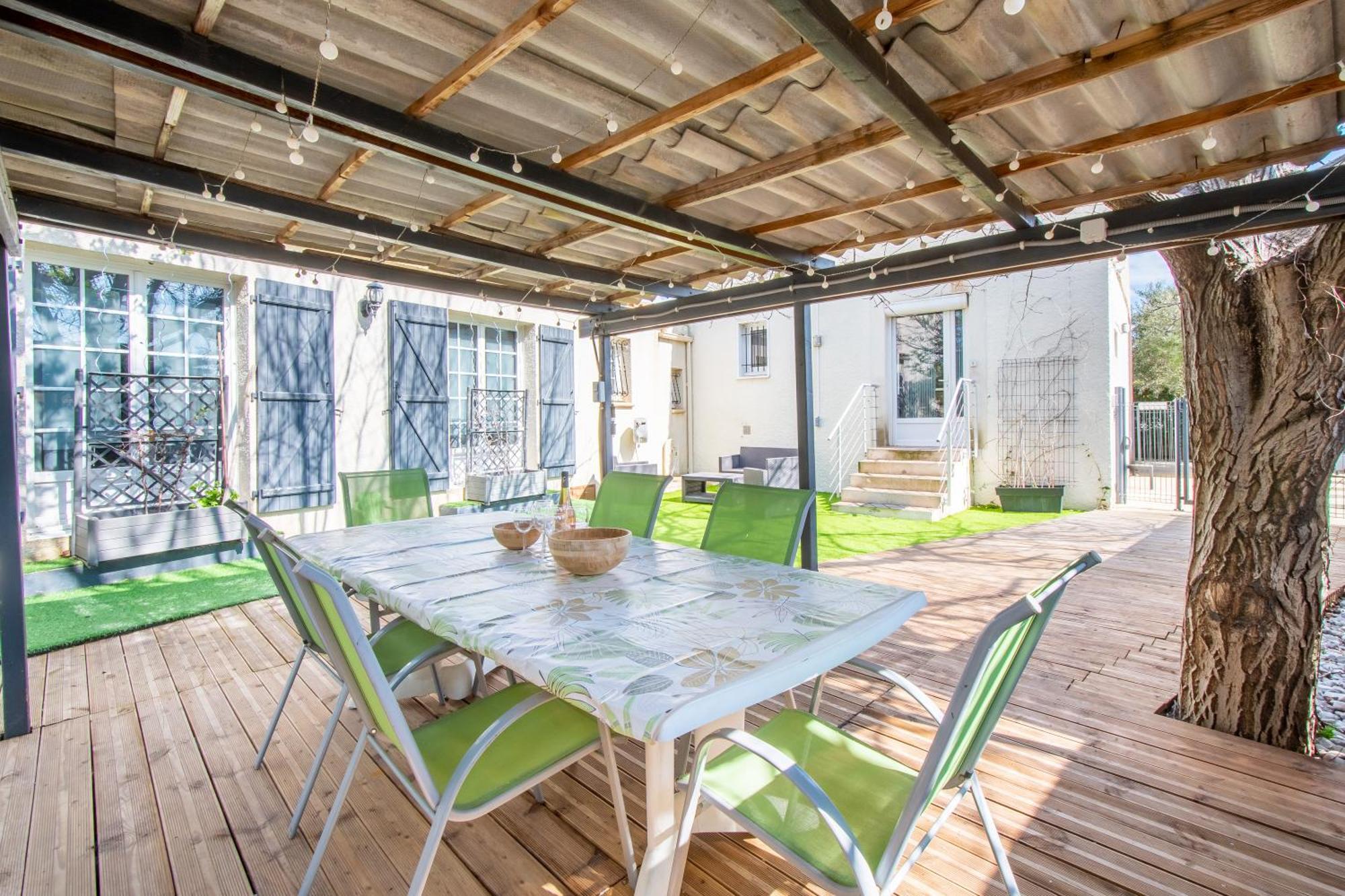 Guesthouse La Costiere - Logements Independants - Espace Piscine Jacuzzi Lunel  Bagian luar foto
